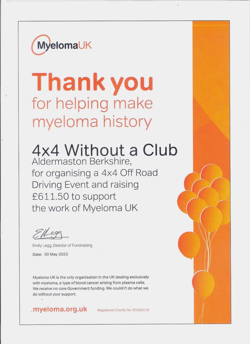 Myeloma uk Charity