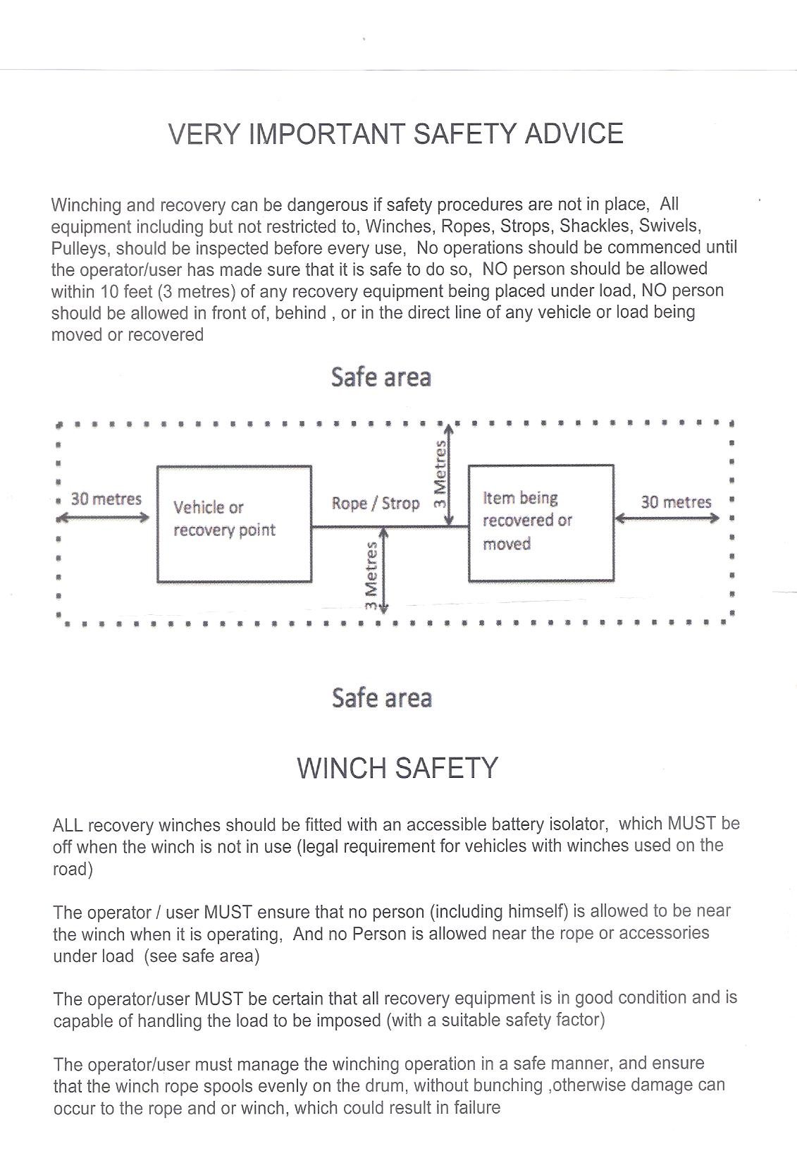 Winch Safety